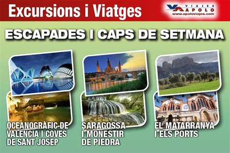 viatges apolo|Excursiones de 1 día